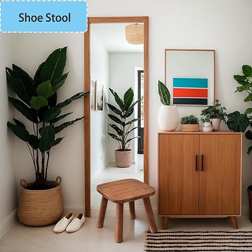 Miniatura 24 de Taburete de madera para niños, soporte multifuncional para plantas pequeñas, reposapiés y silla para niños pequeños, duradero, fácil de montar,