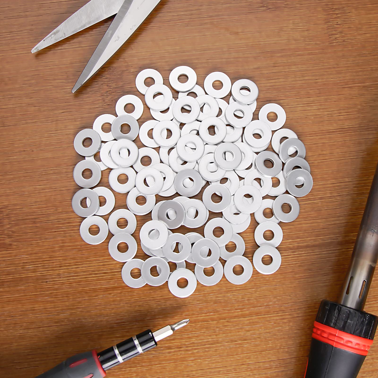 Aluminum Rivet Washers - 310 Pack for 1/4" Rivets -5 Aluminum Rivet Washers - 310 Pack for 1/4" Rivets -5