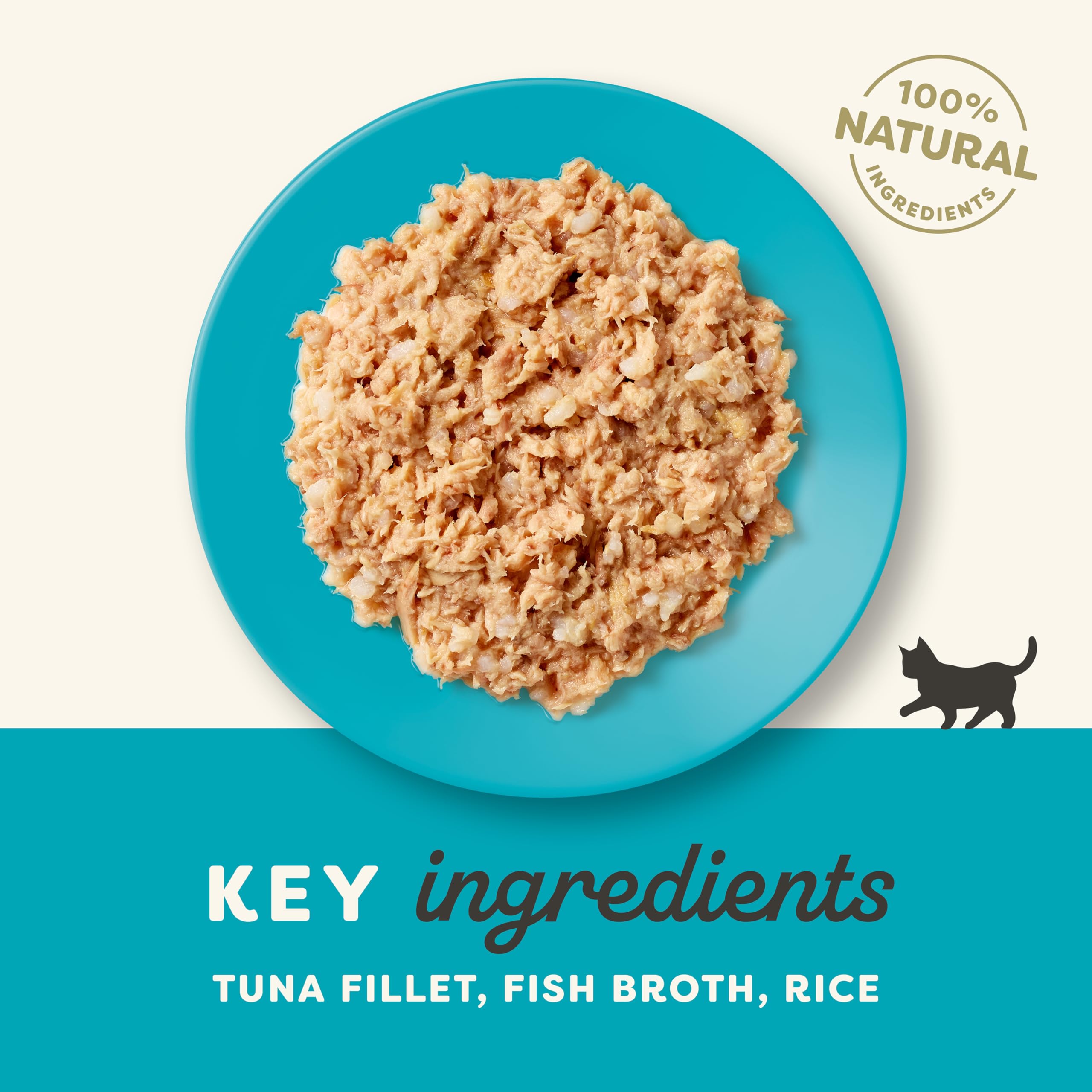 Applaws 100% Natural Wet Kitten Food, Tuna Fillet in Broth - Pack of 12 x 50g Pouch