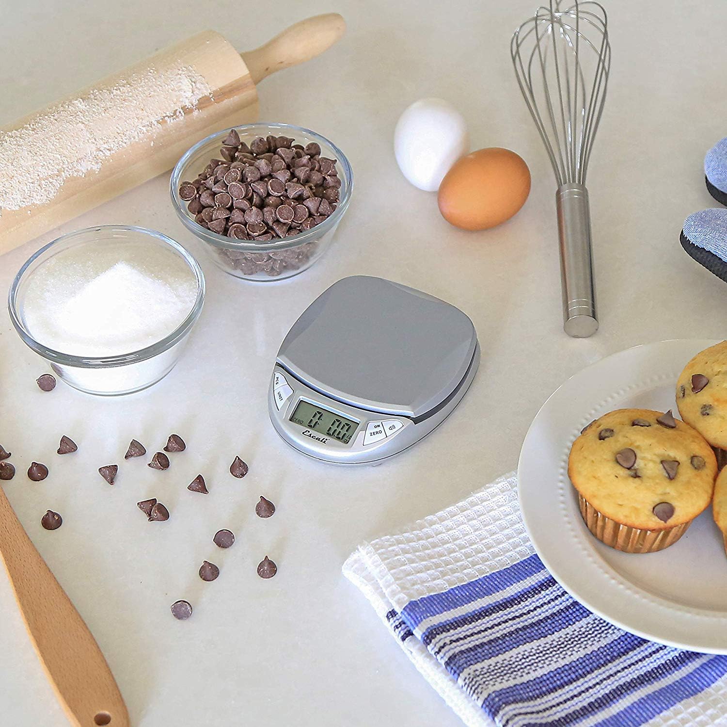 Escali Pico N115S Digital Scale weighing baking ingredients