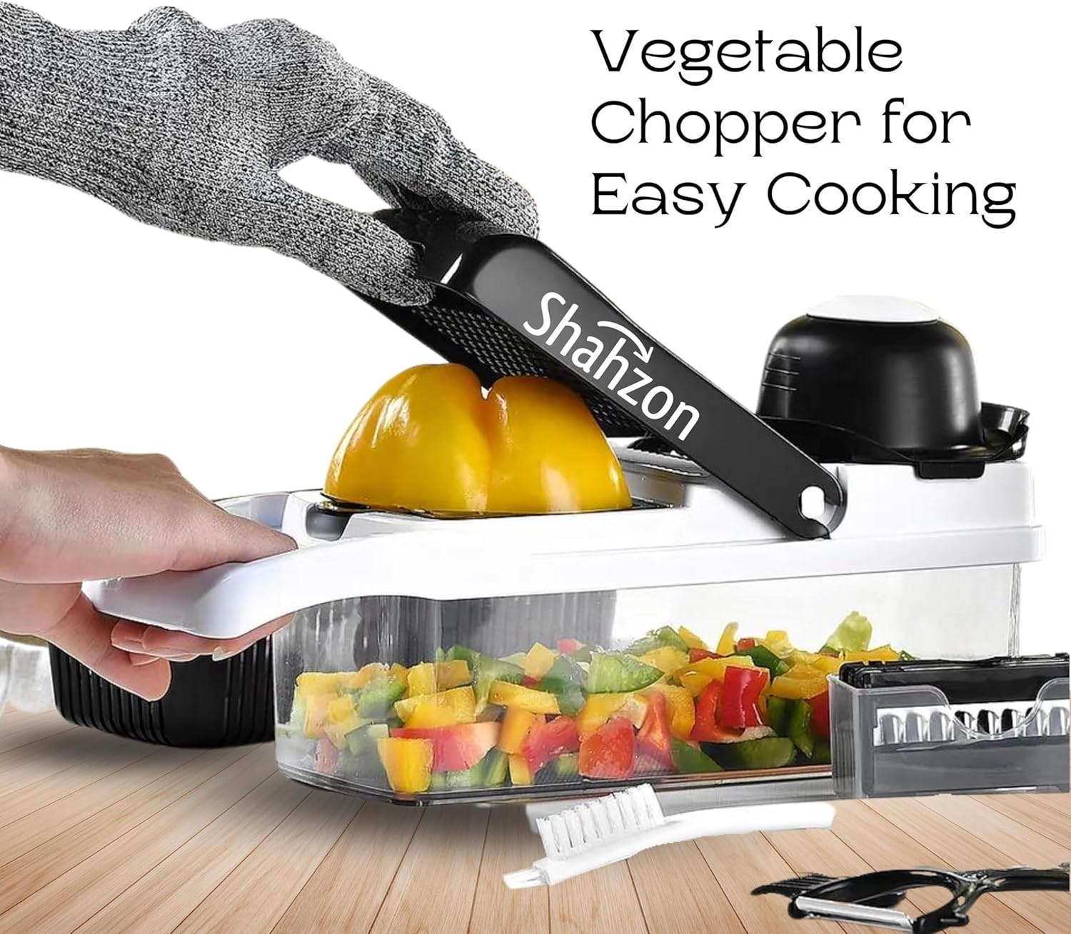 23-in-1 Vegetable Chopper Fruit Slicer Professional Food Chopper with Container Veggie Slicer and Onion Cutter