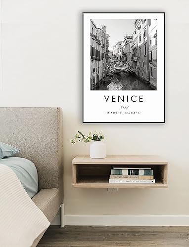 Miniatura 2 de Impresión de pared de Venecia, arte de pared de Venecia, impresión de Italia, arte de viaje, decoración de viajes, impresión en blanco y negro, arte