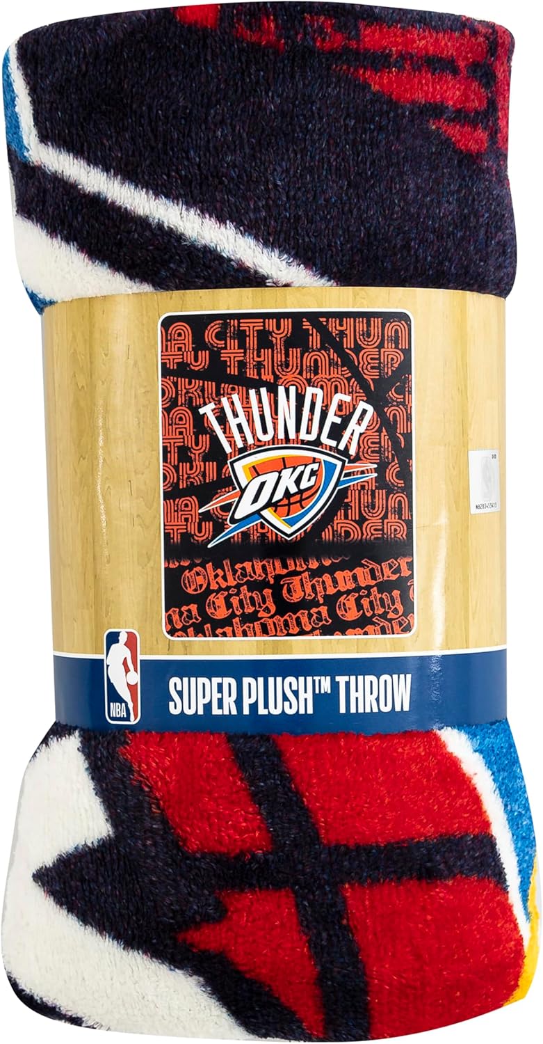 Northwest NBA Unisex-Adult NBA 46-Inches-by-60-Inches Micro Raschel Throw Blanket - Image 3