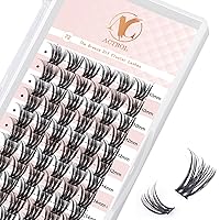 Vista 32 de Extensiones de pestañas individuales, 72 unidades, extensiones de pestañas individuales en racimo de 0.35-0.630 pulgadas, pestañas de volumen, banda