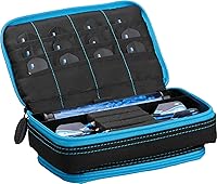 Vista 14 de Casemaster Plazma Plus, 3 dardos para dardos suaves y de acero con bolsillo frontal grande para dispositivos móviles, tubo de almacenamiento
