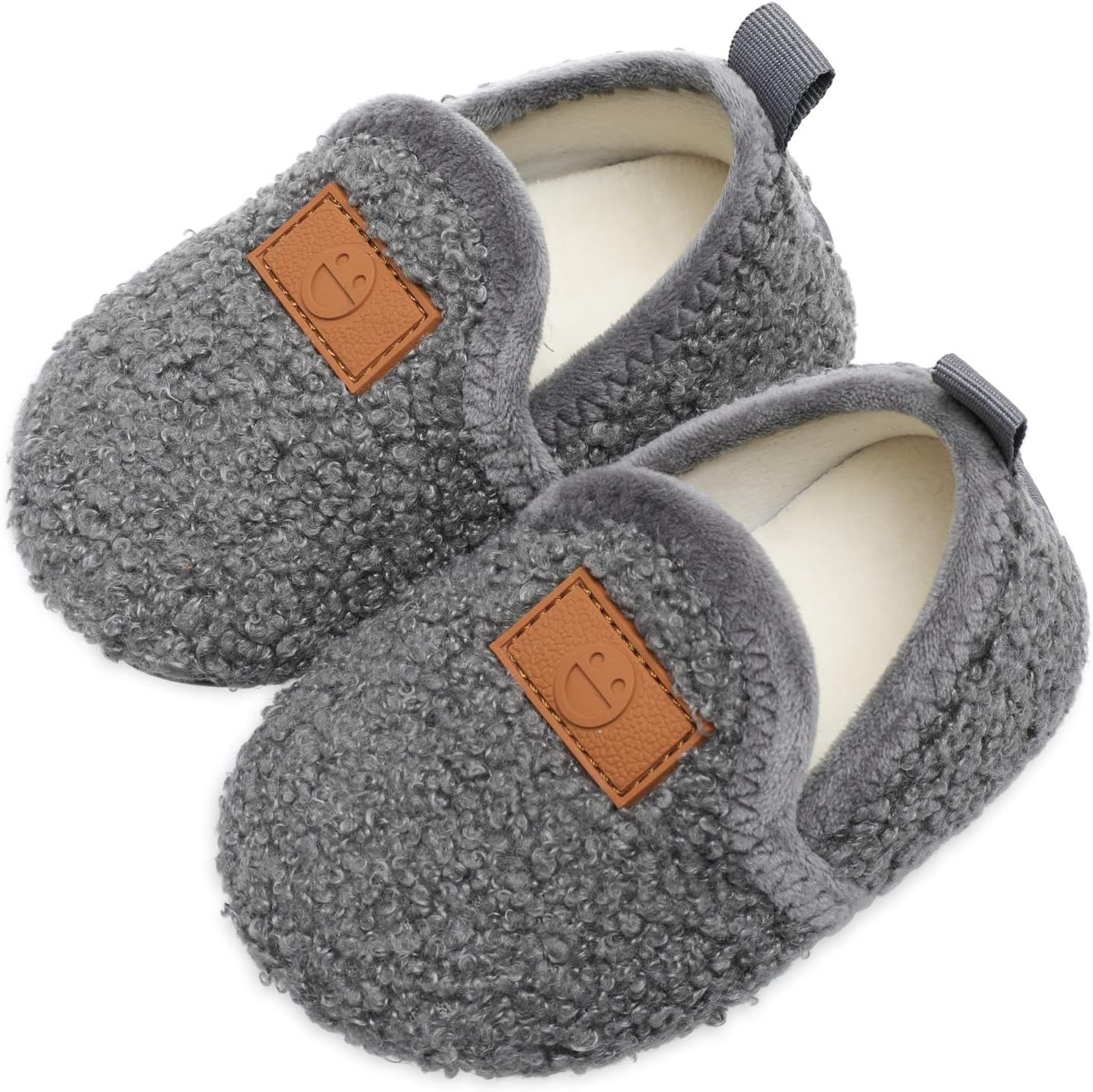 LRUN Toddler Boys Girls House Slippers Indoor Home Shoes Warm Socks