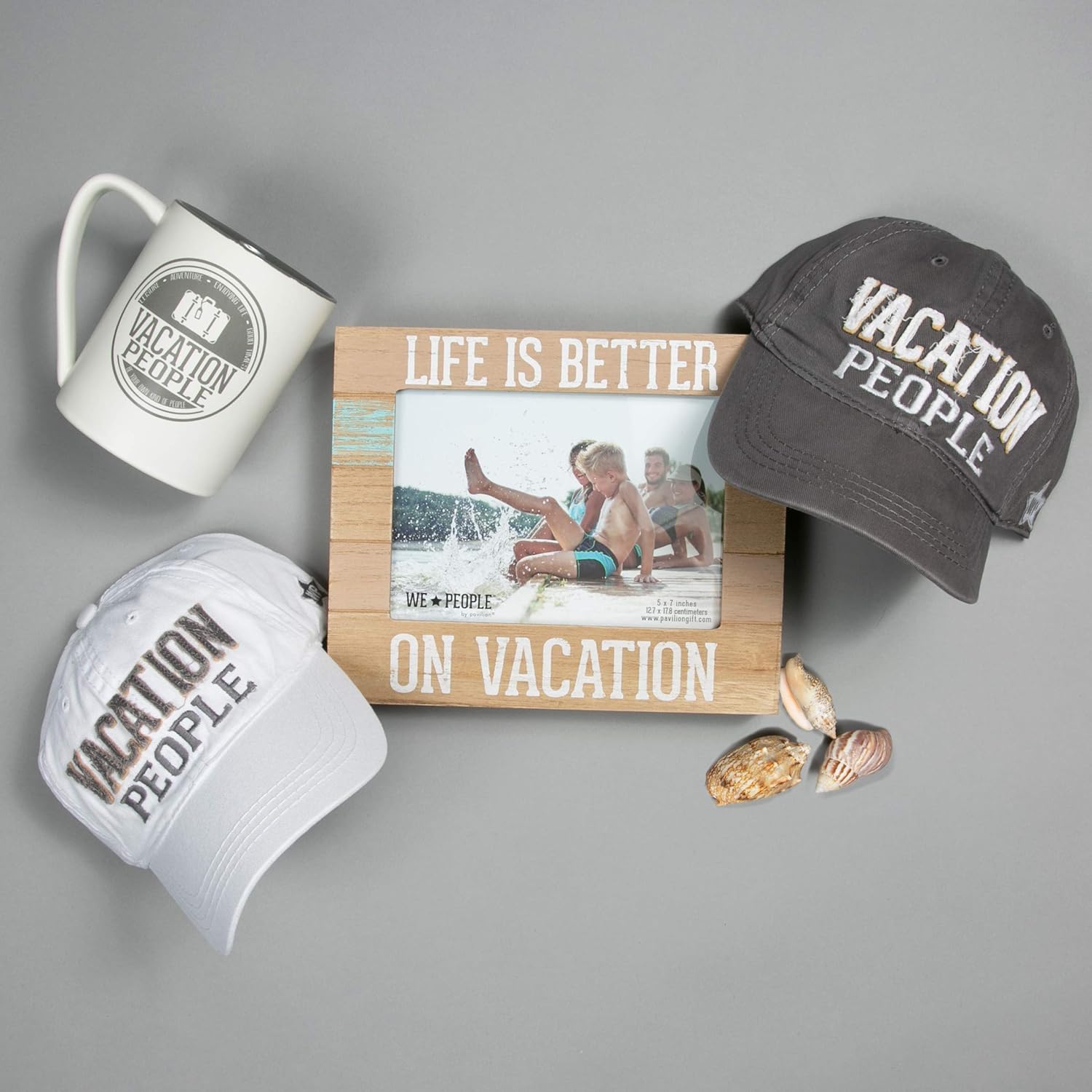 Pavilion Gift Company - Life is Better On Vacation - 5x7 Inch Self Standing Picture Frame