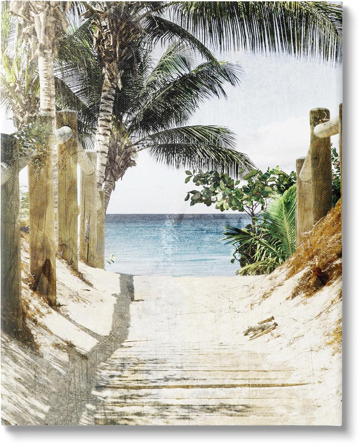 Stupell Industries Tropical Sandy Path Canvas Wall Art by Marcus Prime