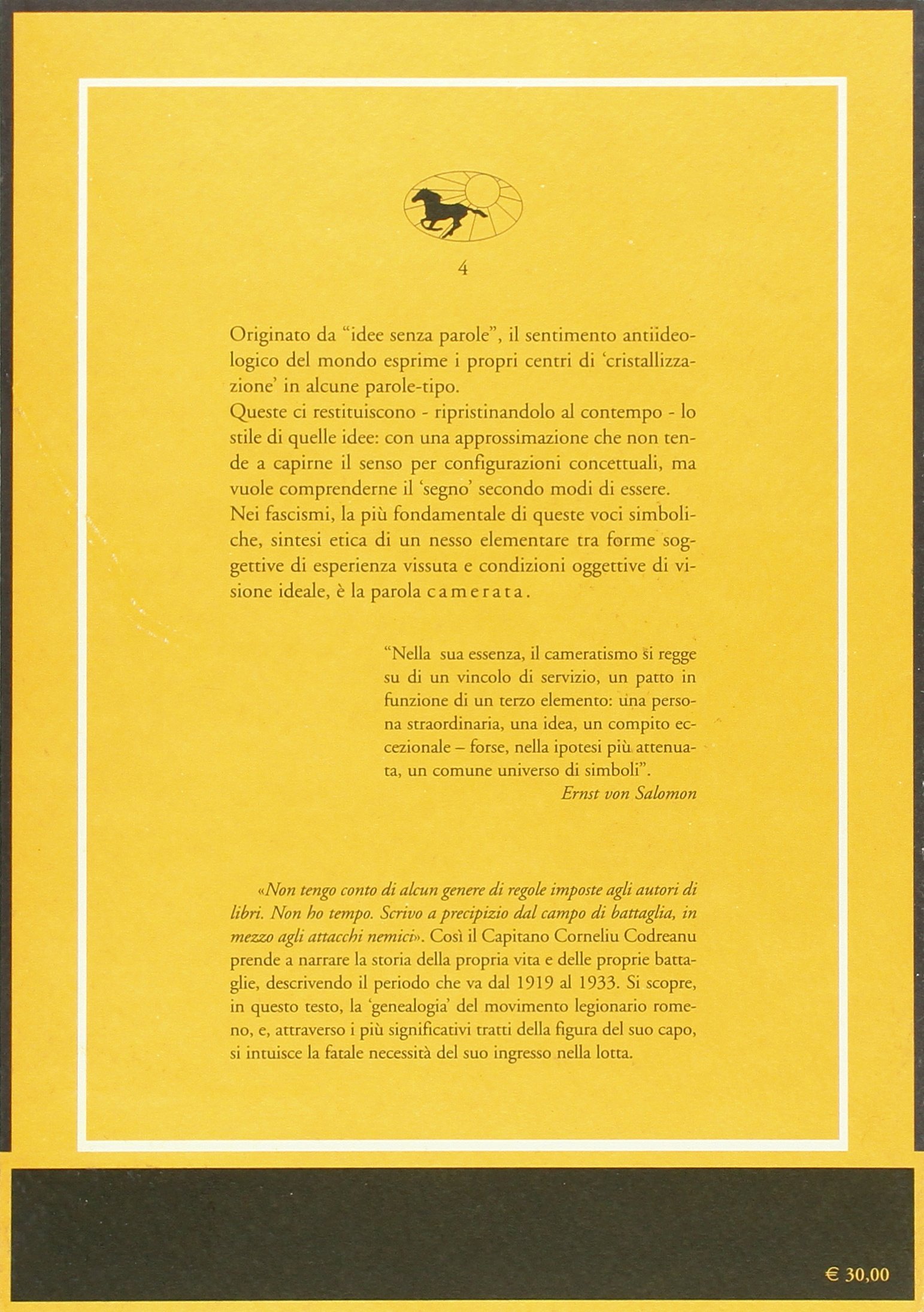 Per i legionari. Guardia di ferro