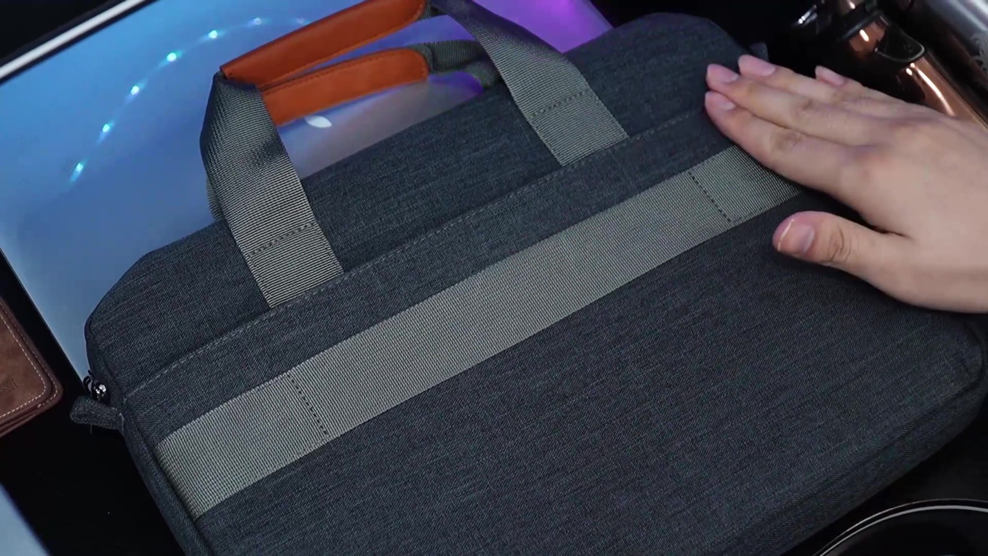 Borsa Tracolla Laptop Imbottita Borsa Messenger TechAir 11,6 Pollici Per Notebook - Custodia A Conchiglia Imbottita Borsa Da Lavoro Donna - Foto 14