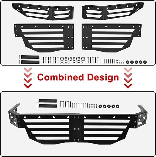 Miniatura 2 de Extensor de cama de carga trasera para Can-Am Maverick X3, SAUTVS - Extensor de cama trasera de acero resistente para puerta trasera de carga para