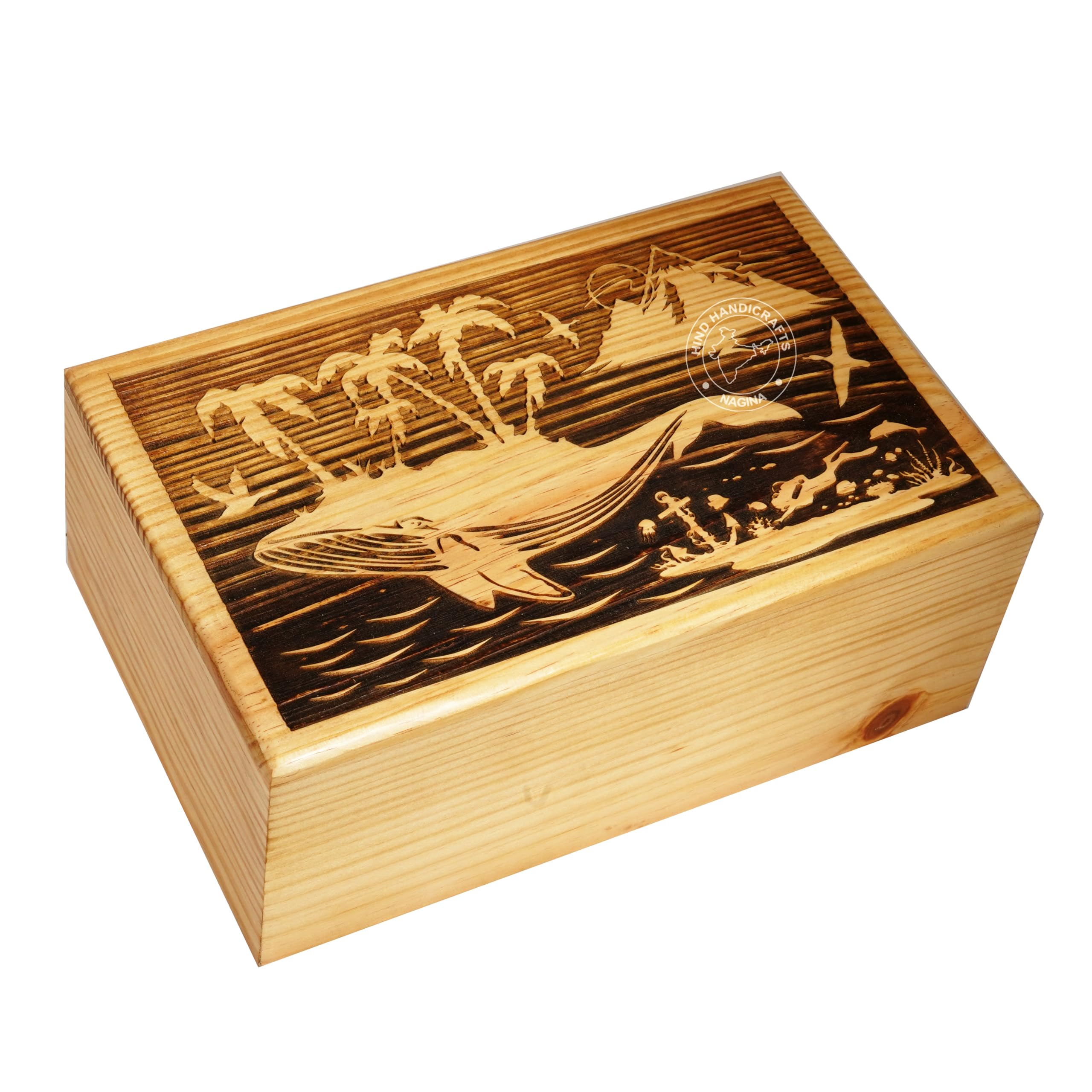 HIND HANDICRAFTS - Urnas De Cremación Hechas A Mano Para Cenizas Humanas,  Adultos, Grande, Caja De Urna, image size:2560x2560