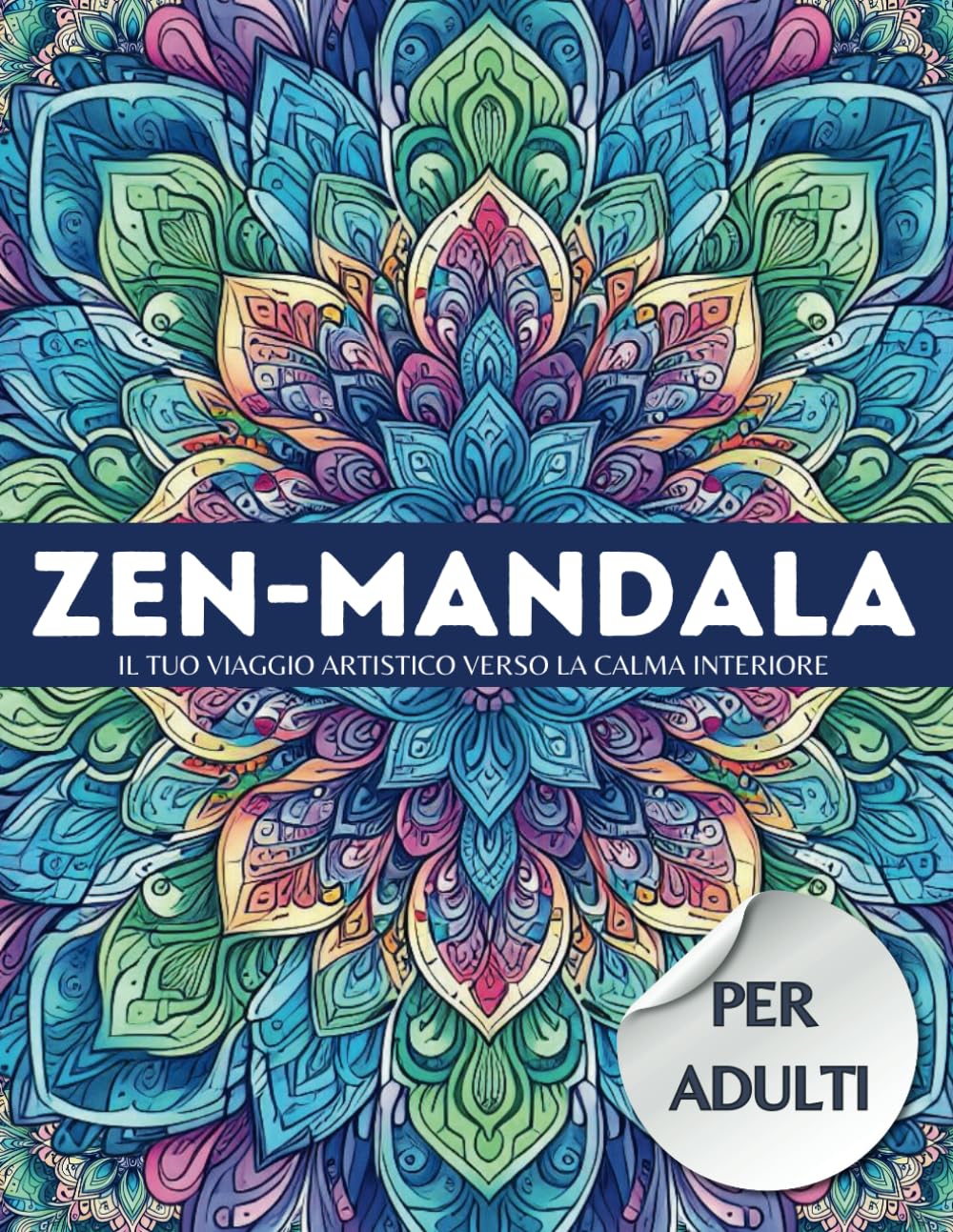 Set Regalo Zenn Meditation Art Journal: Libro Da Colorare Mandala Con 12 Pennarelli Bifacciali, Diario Per La Consapevolezza, Antistress E Rilassamento, Rilegatura A Spirale, Rosa Petalo