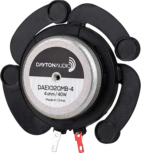 Dayton Audio DAEX32QMB-4 Quad Feet Mega Bass 1.260 in Exciter 40W 4 Ohm