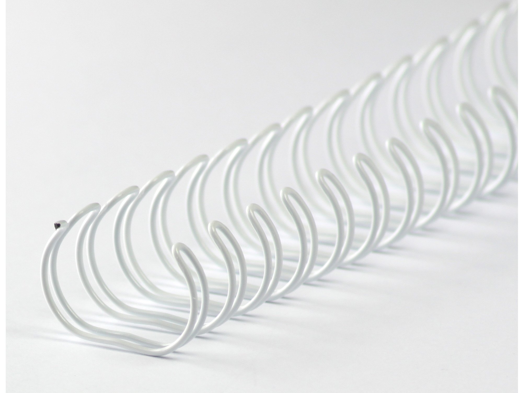 R & B 34RM111 WS Wire Spiral Binding Elements 34 11.1 mm 7/16-Inch 3: 1 Pitch, Box of 100, White