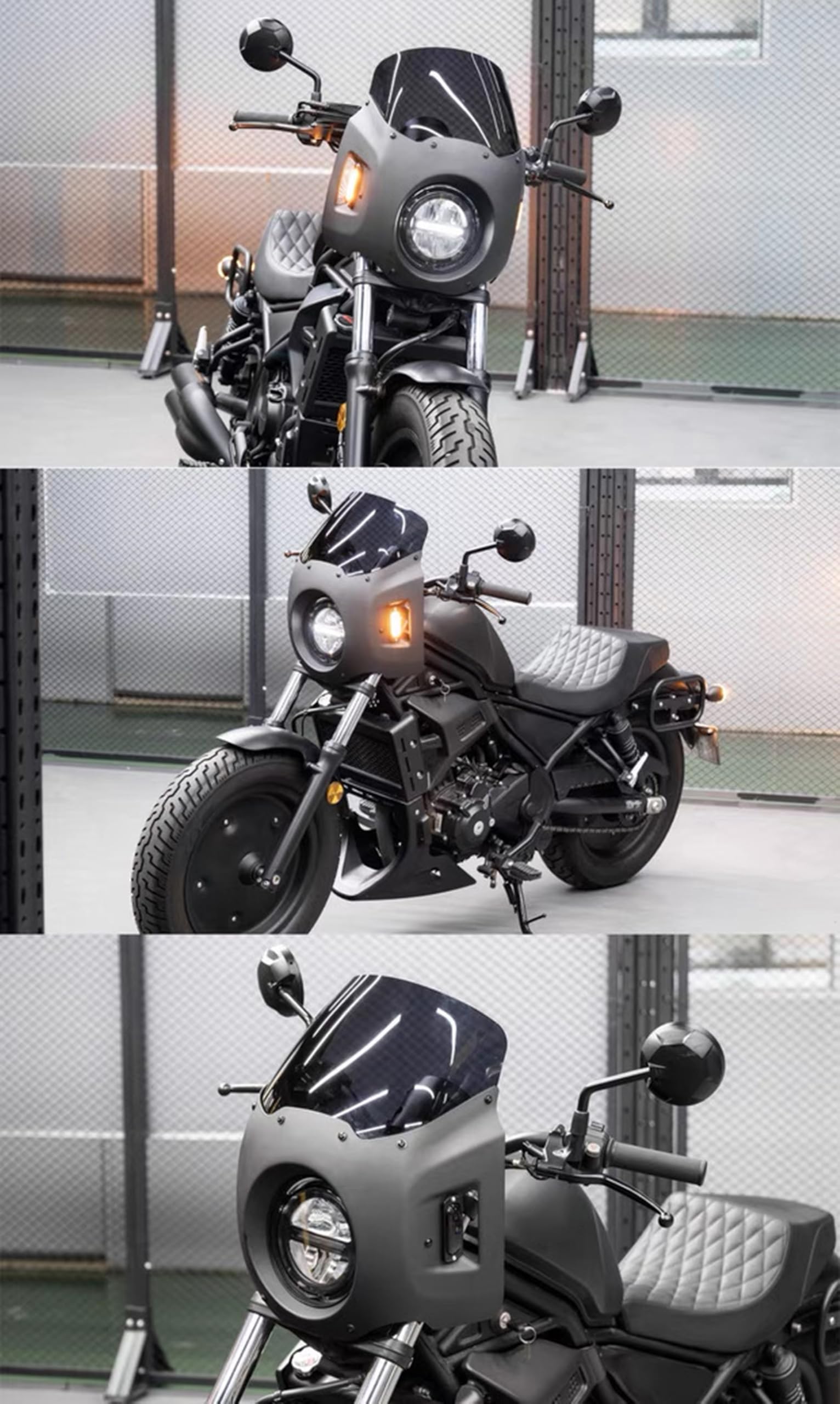 Amazon | Kemy's ビキニカウル レブル250/500 Rebel250/500フロント