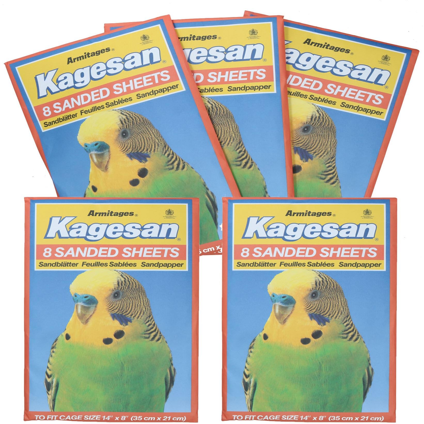 Doublure pour cage à oiseaux 21 x 35 cm AB Tools tapis papier fond de cage filet
