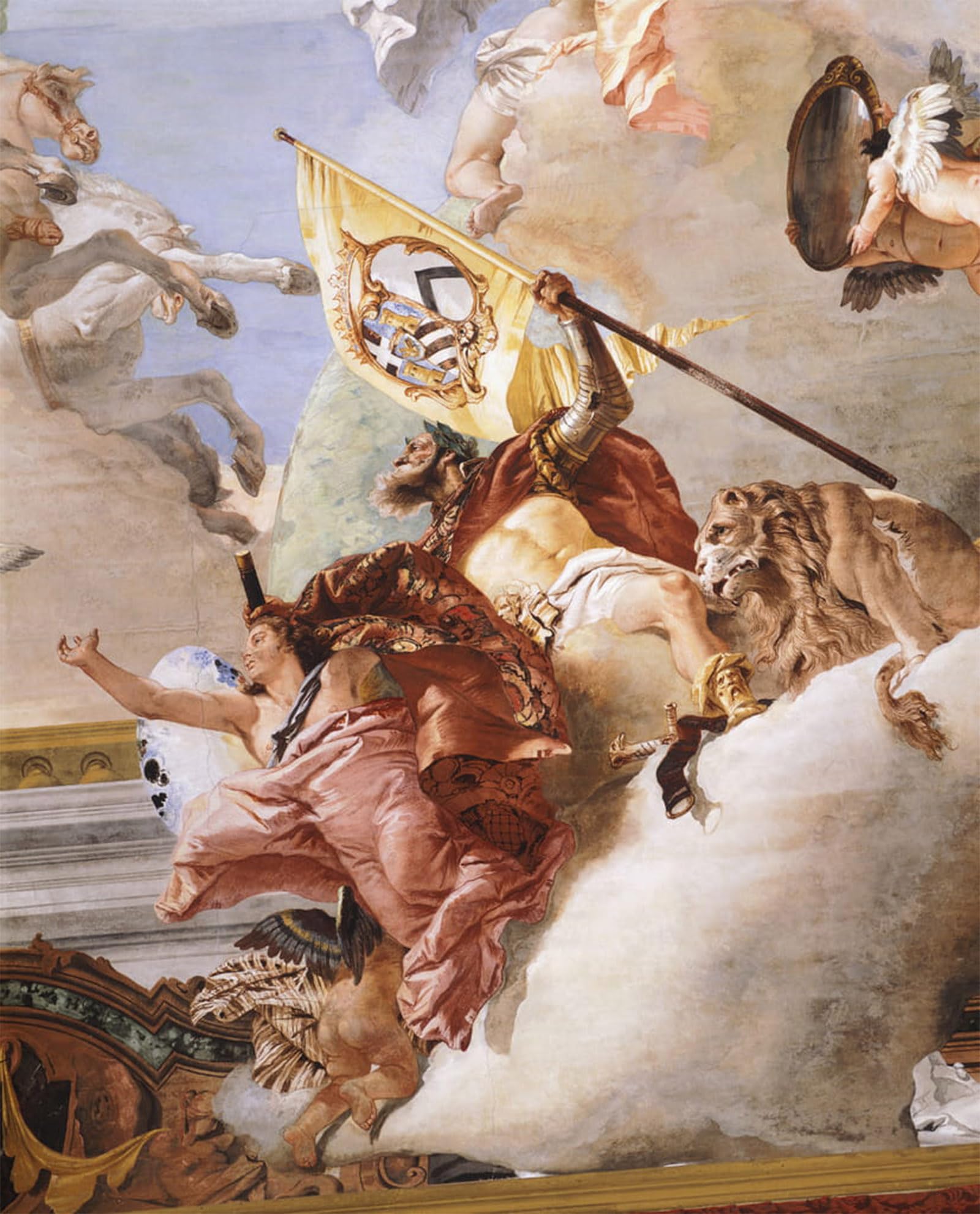 POSTERIIk Famous Print Pop Art Wall Art Graffiti Wedding Allegory by Battista Tiepolo Art Prints for Home Decor 60x90cm