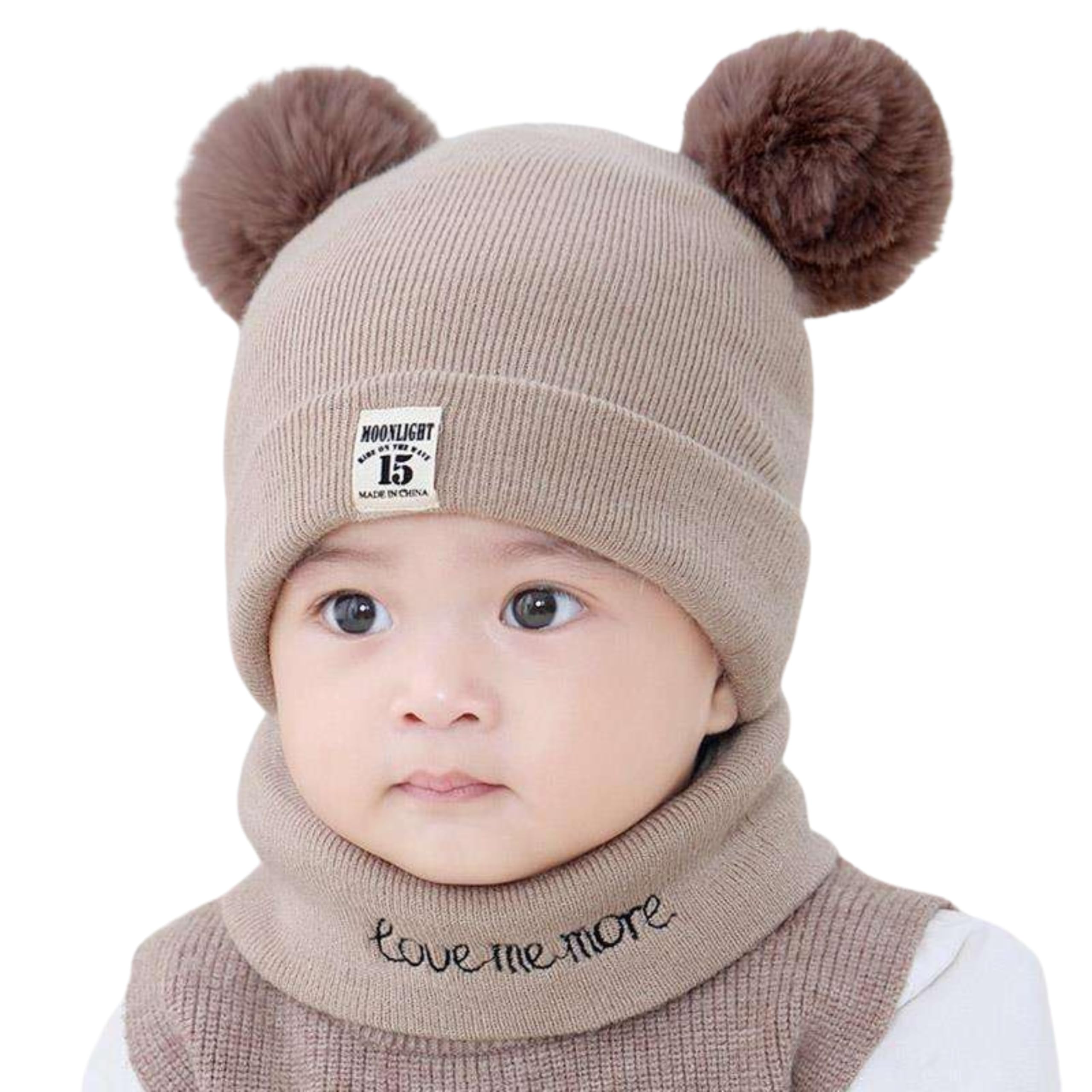 Baby winter hat and scarf set, Baby beanie, Warm baby hat with scarf, Knitted baby winter hats, Baby hat and neck warmer set, Baby hat and scarf gift set-image-36