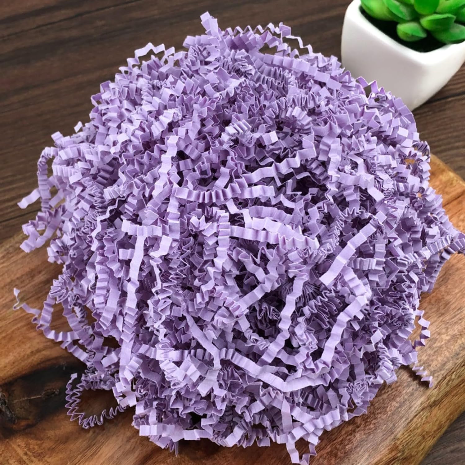 HOLYHOM 2LB Recyclable Crinkle Cut Paper Shred for Packing