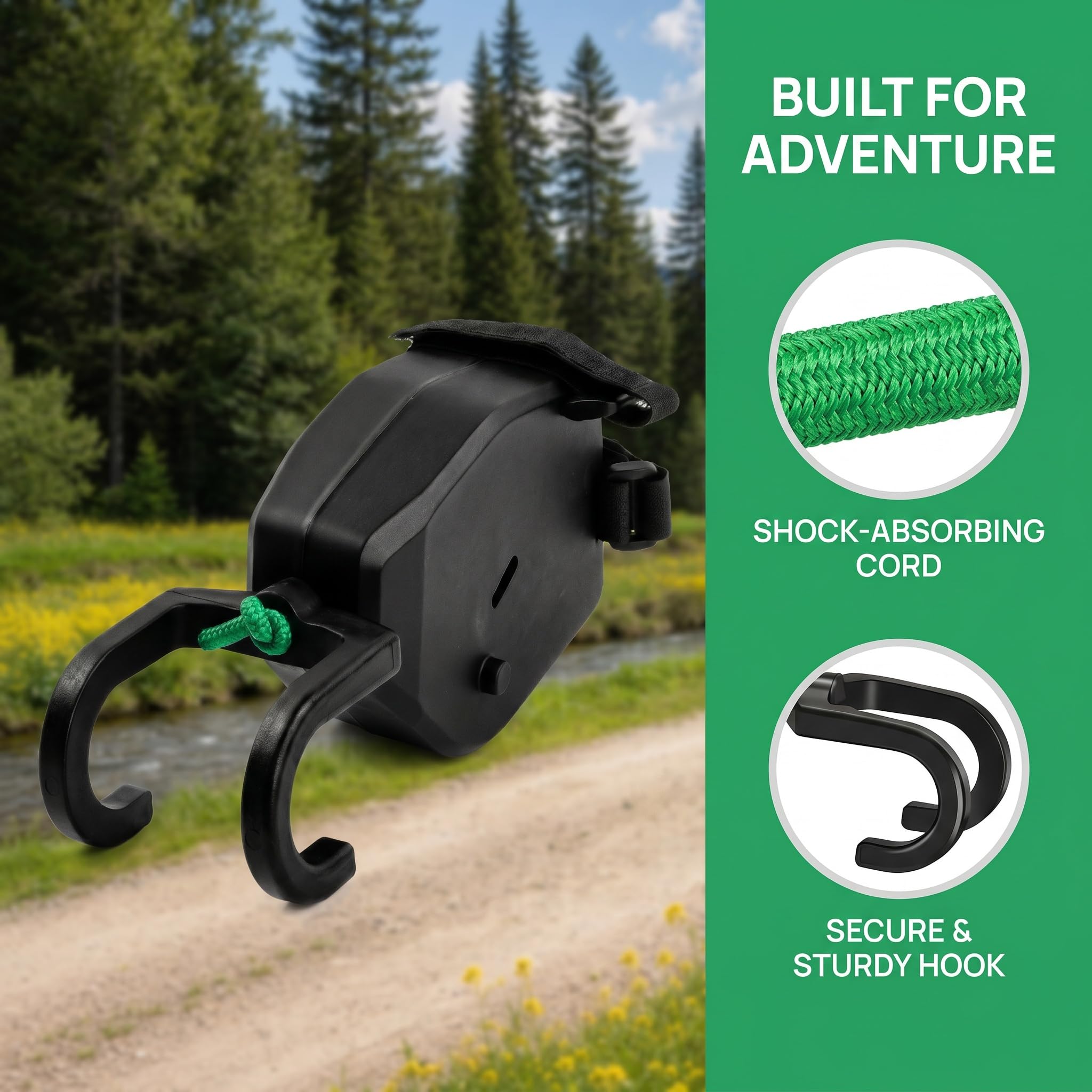 Corde de Remorquage pour Vélo, Barre Traction Velo Enfant, Câble de Traction Jusqu’à 90 kg en Nylon Elastique, Système de Remorquage Vélo Rétractable pour Vélo de Route et Accessoire de Cyclisme 2.5M