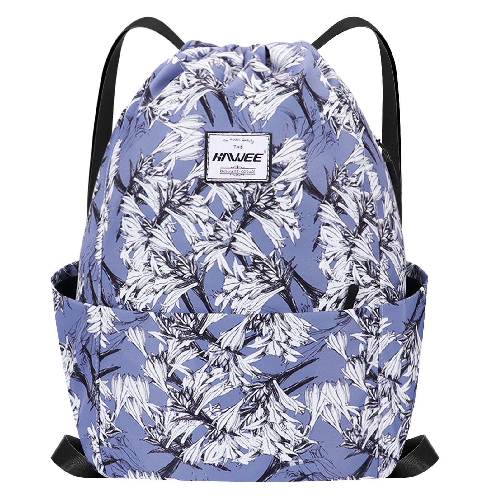 Impermeable Casual Mochila con Cordón Grande Deporte Bolso de Gimnasia Mochila de Cuerda Unisex para Mujer Hombre Vida Cotidiana Aire Libre Yoga Escuela Playa Nadar — view 24