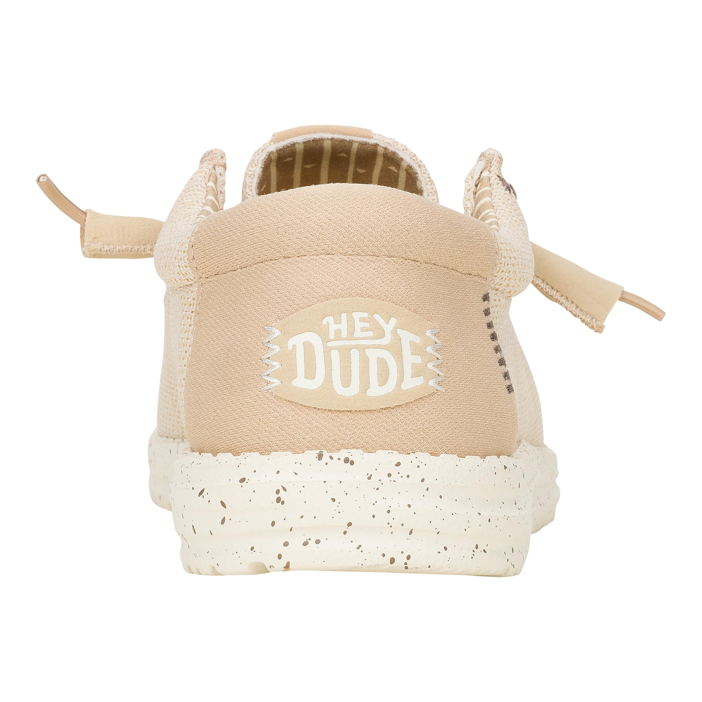 HEYDUDE Wally Stretch Sox Mocassins pour Homme Crème