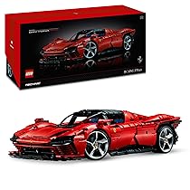 LEGO Technic Ferrari Daytona SP3, Set Modello di Auto da Costruire, Supercar Rossa in Scala 1:8, Kit Modellismo per Adulti da Collezione, Idea Regalo Uomo o Donna, Serie Ultimate Cars Concept 42143