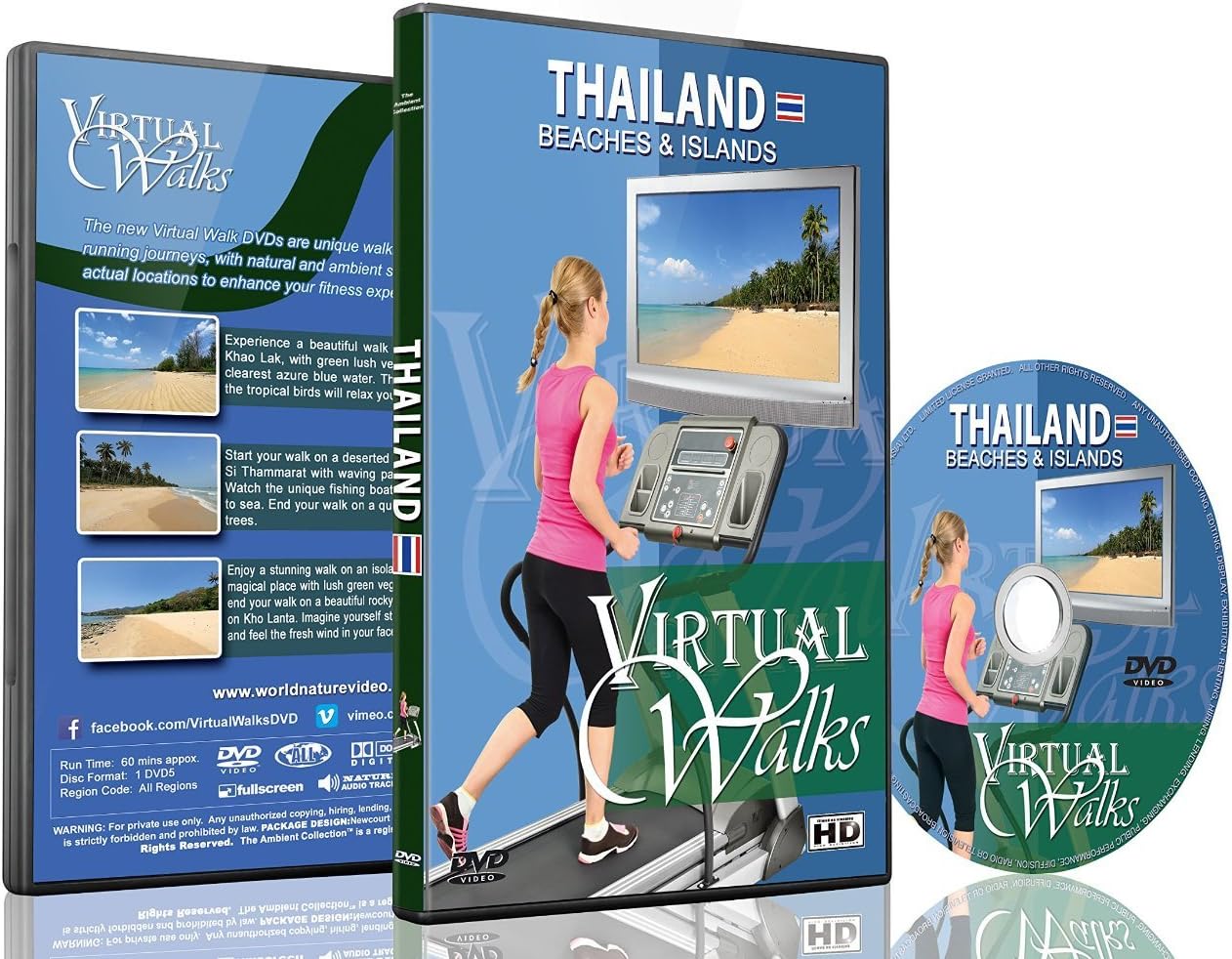 Virtual Walks – Thailand Beaches and Islands for Indoor Walking, Treadmill and Cycling Workouts