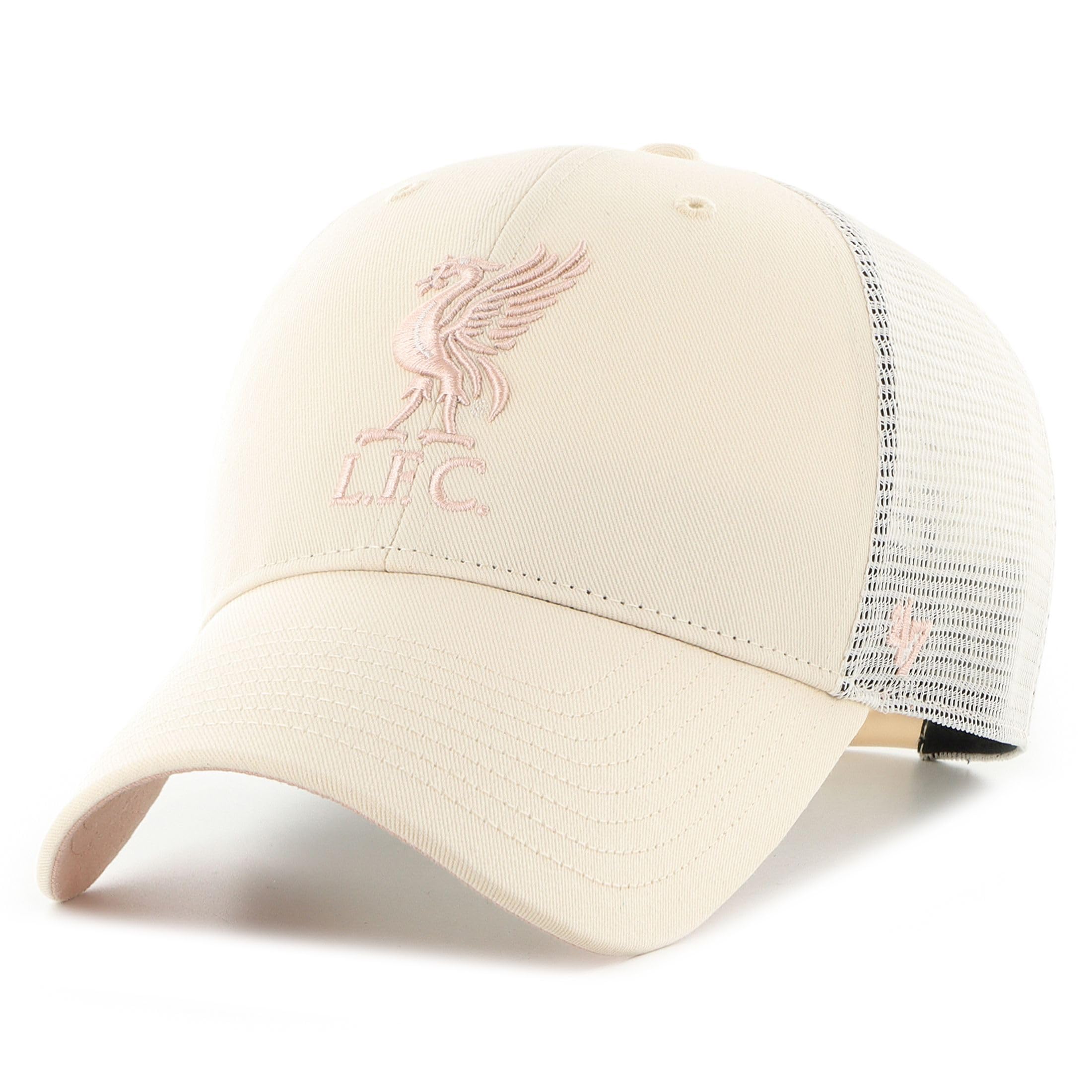 Unisex Natural 47 Brand Trucker Snapback Cap - Branson Fc Liverpool