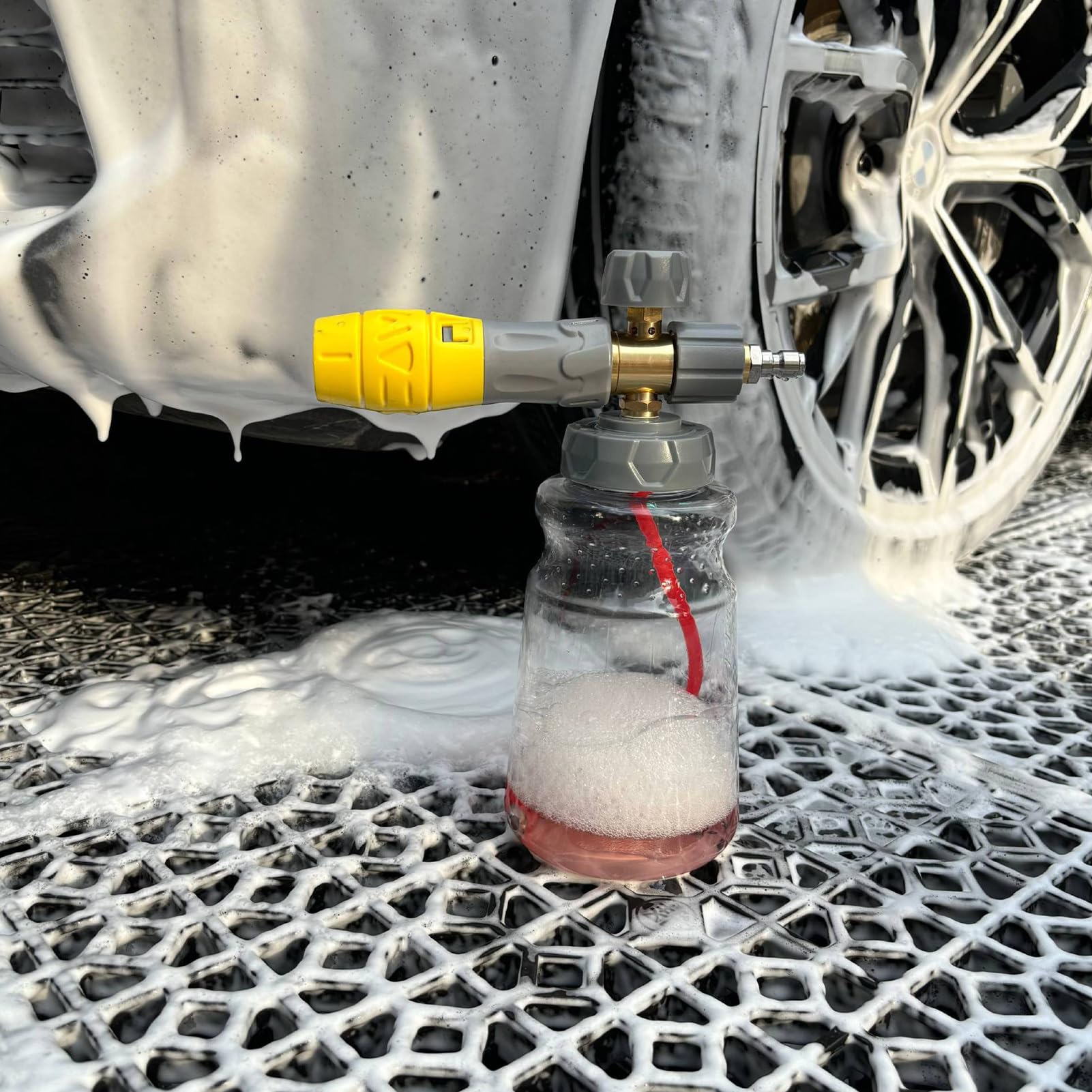 Cañón De Espuma Para La Hidrolimpiadora Lanza Espumadora Tool Daily Con | Para Vehículo Moto Patio Tejado Jardín