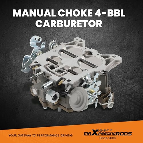 Miniatura 2 de maXpeedingrods Carburador de 4 barriles para carburador Rochester Quadrajet para Chevy 350 327 396 400 402 427 454 V8 1966-1973 motores