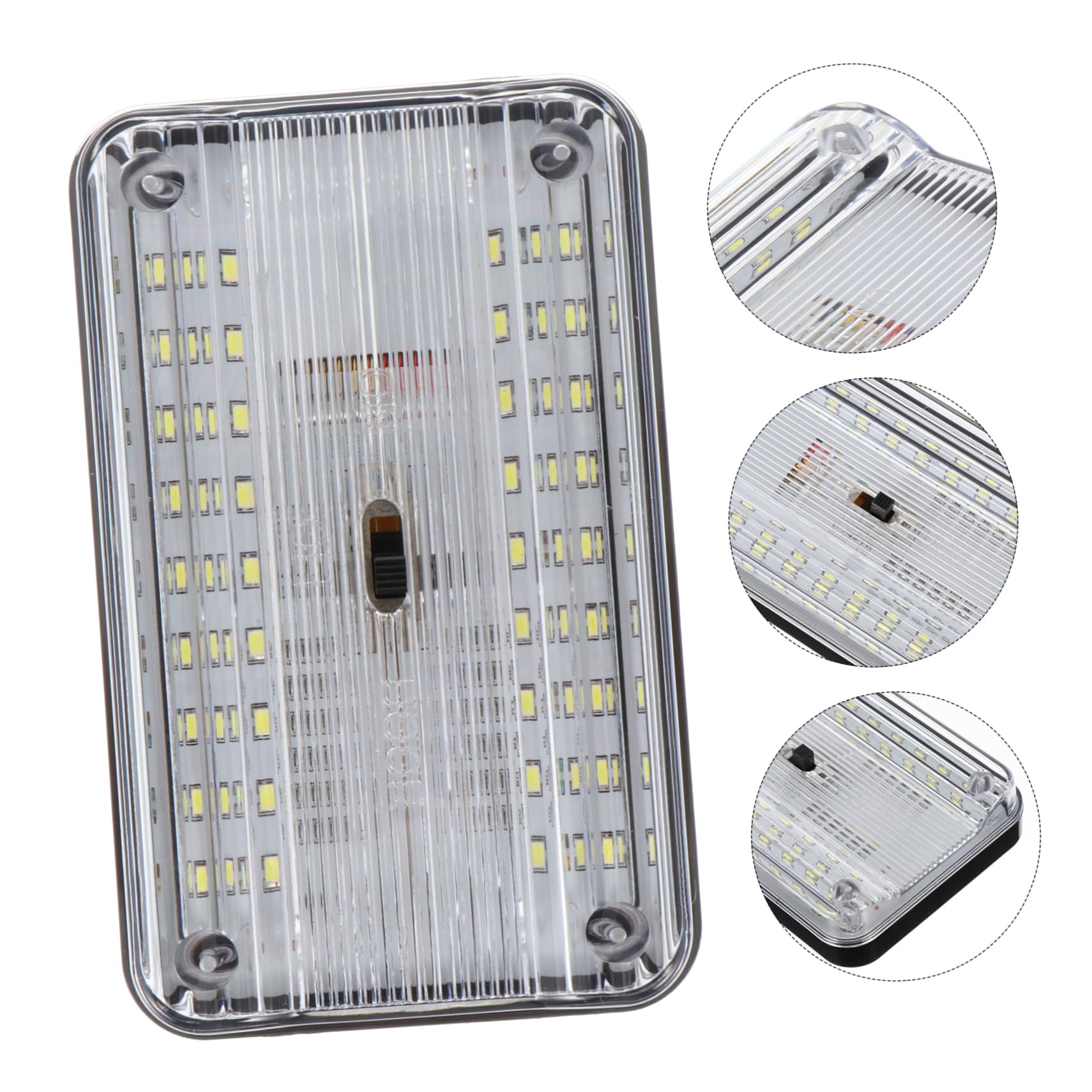 COOLHIYA 2 Pcs Car Reading Light Roof Lights Car Ceiling Lights Flush Auto Interior Lights Car Atmosphere Recessed Ceiling Lights Rv Interior Lights Light Bulb Door Lamp Led Car Lights Dome