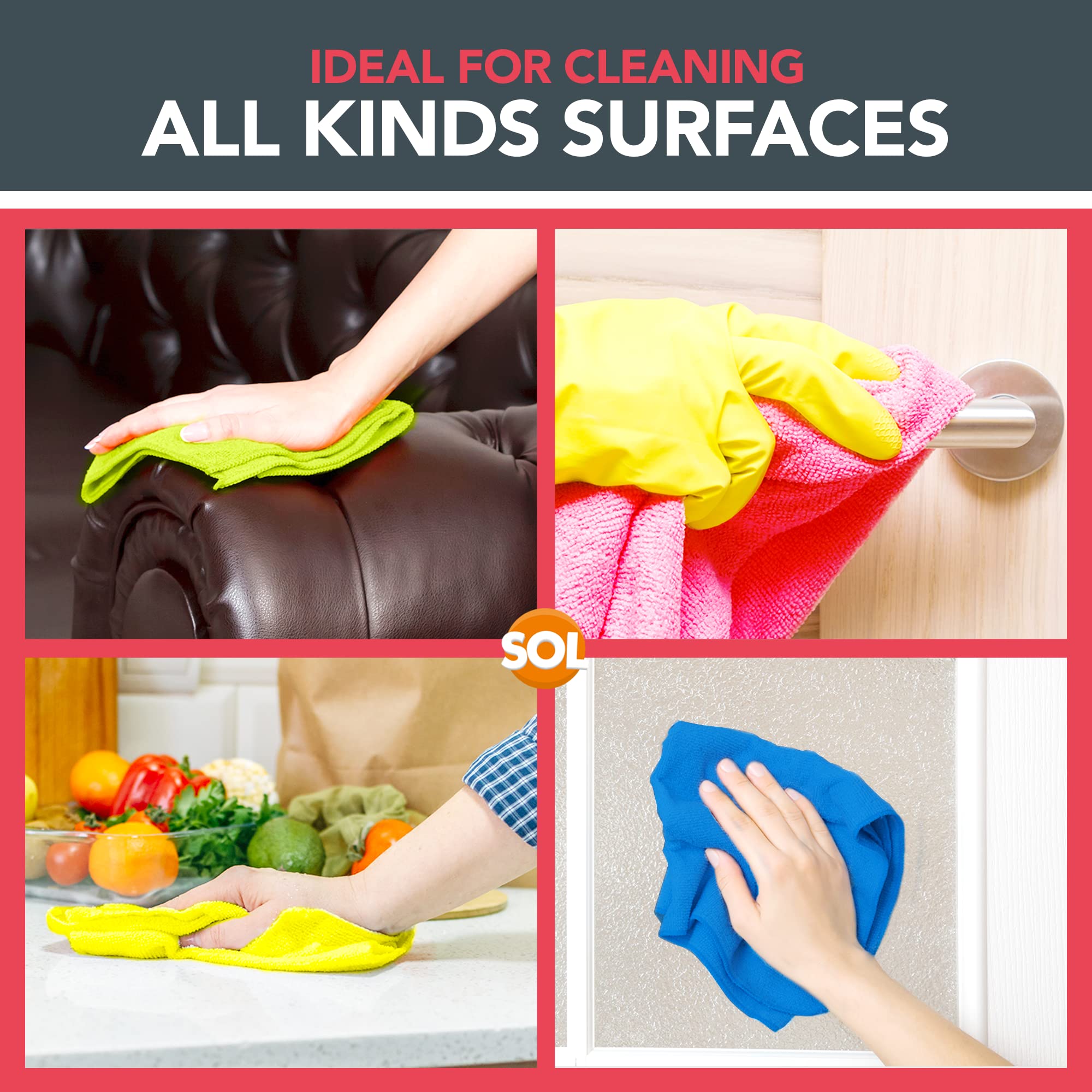 Asciugamani In Microfibra 1200 GSM - 3 Pezzi, Ultra Assorbenti E Morbidi, Per Auto, Casa E Lavaggio - Foto 7