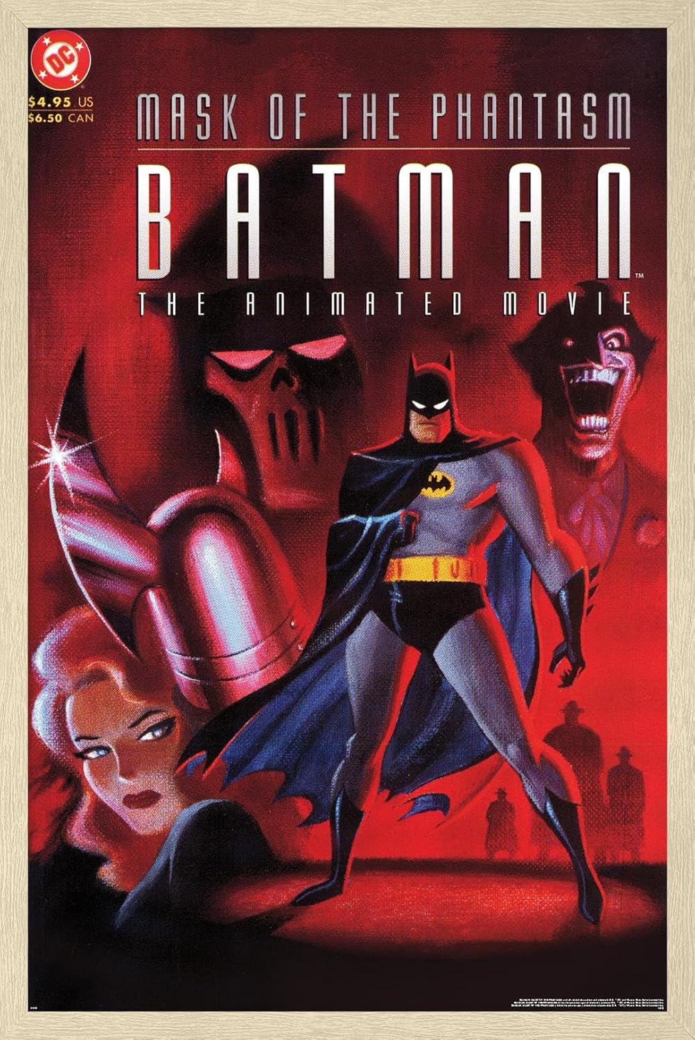 DC Comics Movie Batman: Mask Of The Phantasm - Key Art Wall Poster, 34L" x 22.4W", Premium Unframed Version