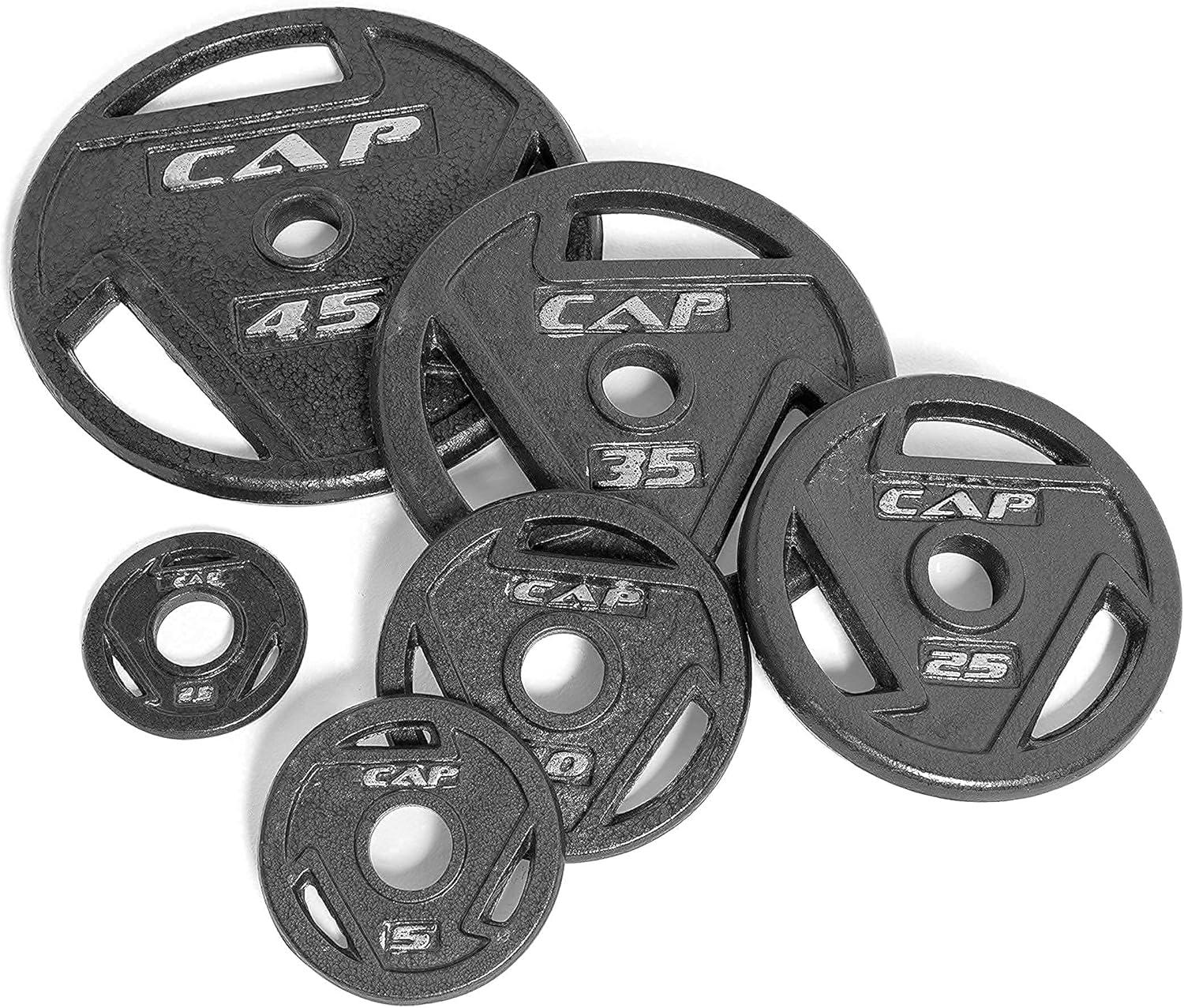 Bolux Placas De Pesas Olímpicas De Hierro Fundido, Pesas L. - Negro