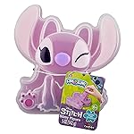 Disney Angel Stitch Premium Pre-Made Slime, 8 oz Glossy, Stretchy, Super Soft, Pink Slime, Stitch Shaped Confetti Add-Ins, Great 6 Year Old Toys
