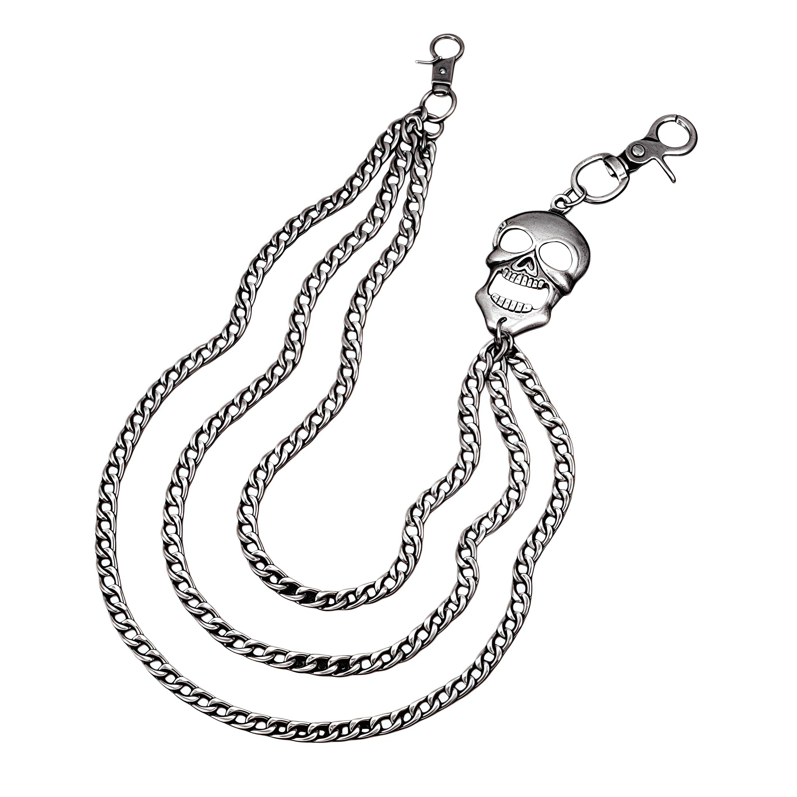 Wallet Belt Chain for Men Women, Punk Gothic Pants Jean chains