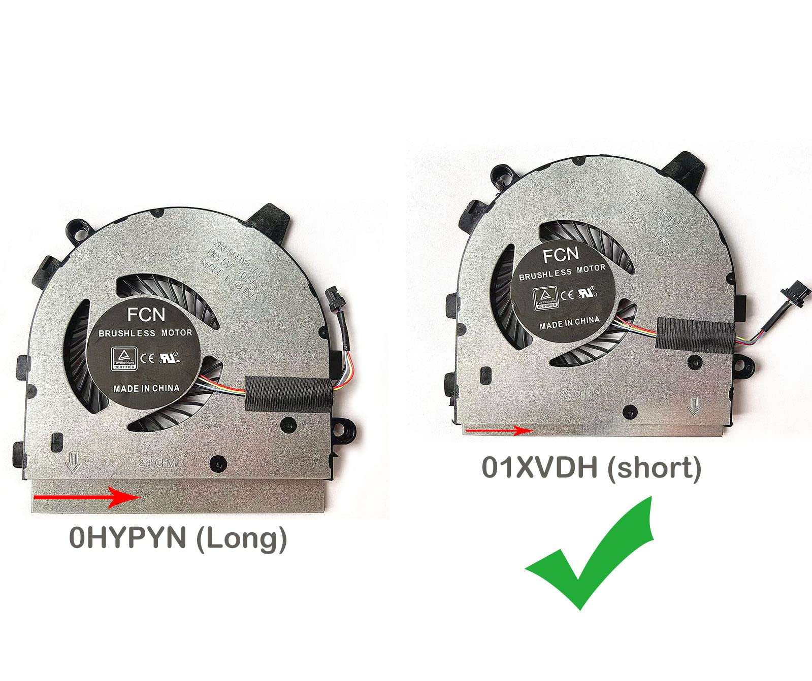 Ventilateur De Processeur De Remplacement Pour Dell Inspiron 13 7370 7373 7380 - Réf. 0DJFK0 - Refroidissement Ordinateur Portable - 11