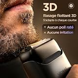 Yineel Rasoio Elettrico Barba Uomo, Mini Rasoio Testine Rotanti - 8