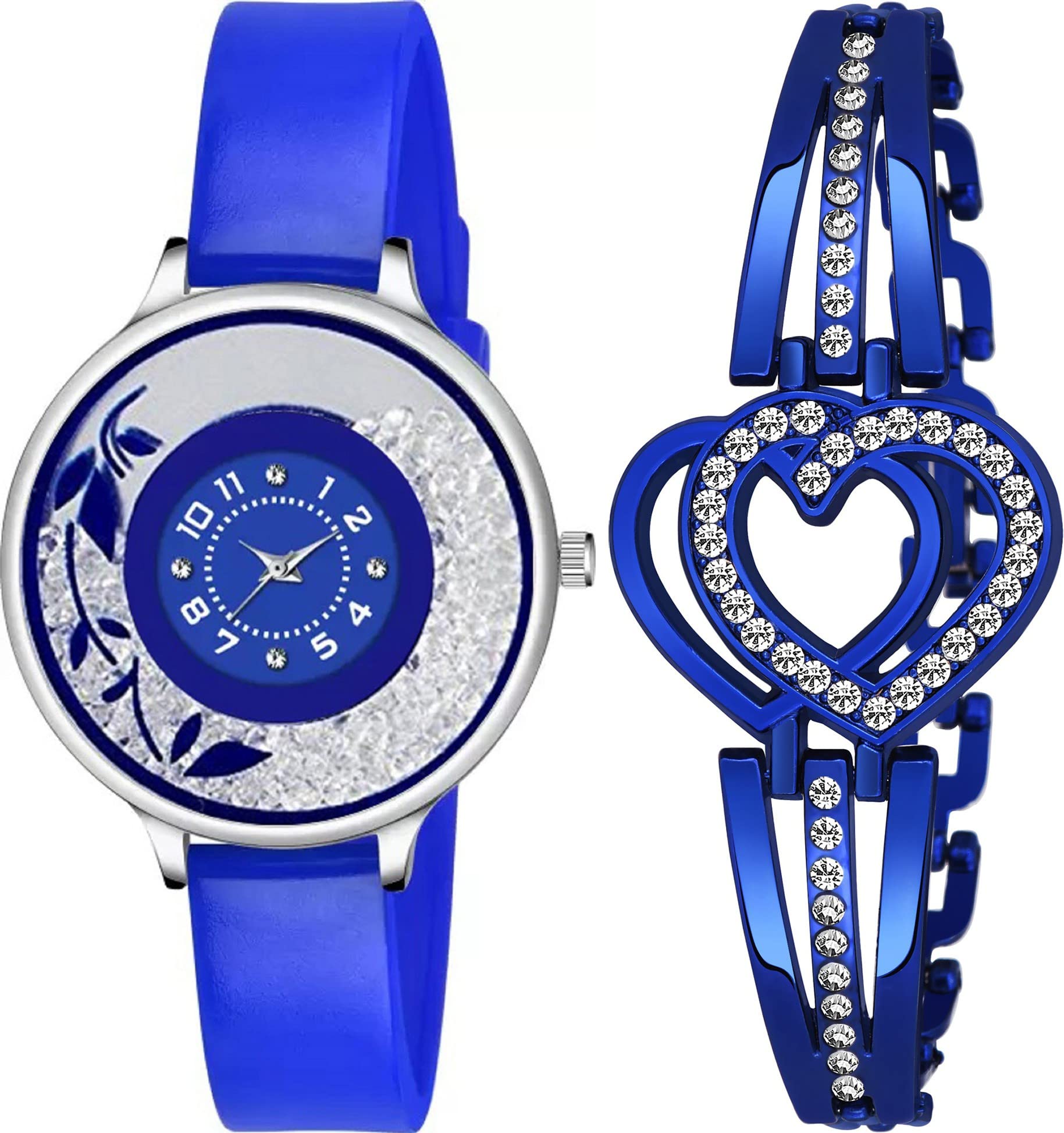DKEROAD Analog Silicone Blue Strap Watch for Girls | Party-Wedding-Casual-Formal | - Model316 (B0BGRSRF2Z) Amazon Price History, Amazon Price Tracker