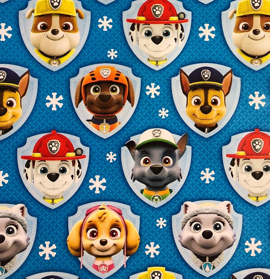 Paw Patrol Wrapping Paper Gift Wrap (3.33 Feet Wide 60 Sq Feet