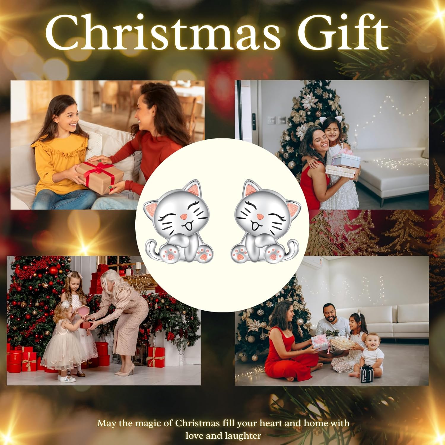 Sterling Silver Animal Stud Earrings: S925 Hypoallergenic Cute Koala Bear Cat Bunny Earrings for Women Koala Animal Stud Earrings Jewelry Gifts - Image 2