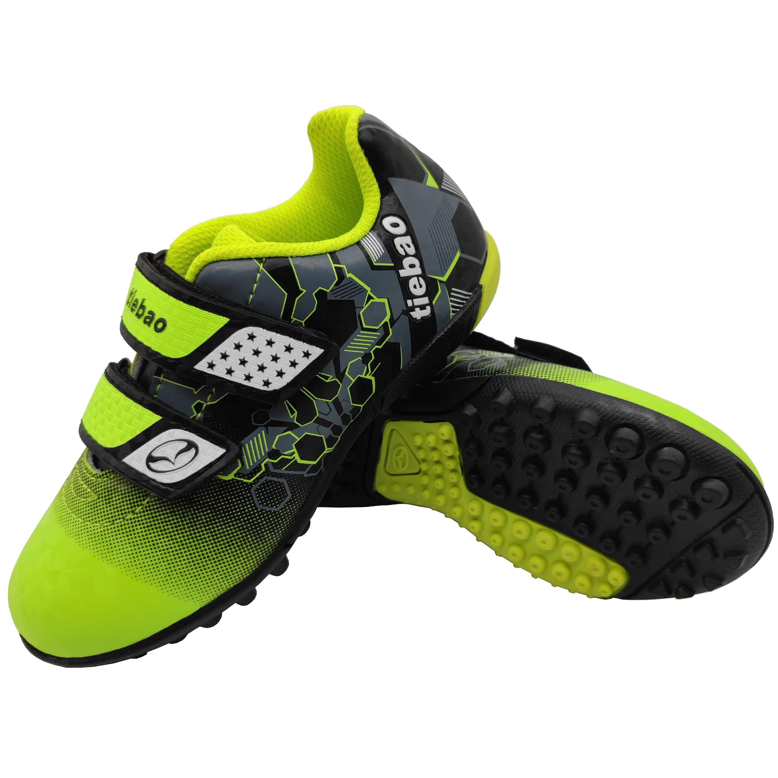 Fussballschuhe Jungen Mädchen Firm Ground Outdoor Sportschuhe Fußball Cleatschuhe Turfschuhe Gr.25-37