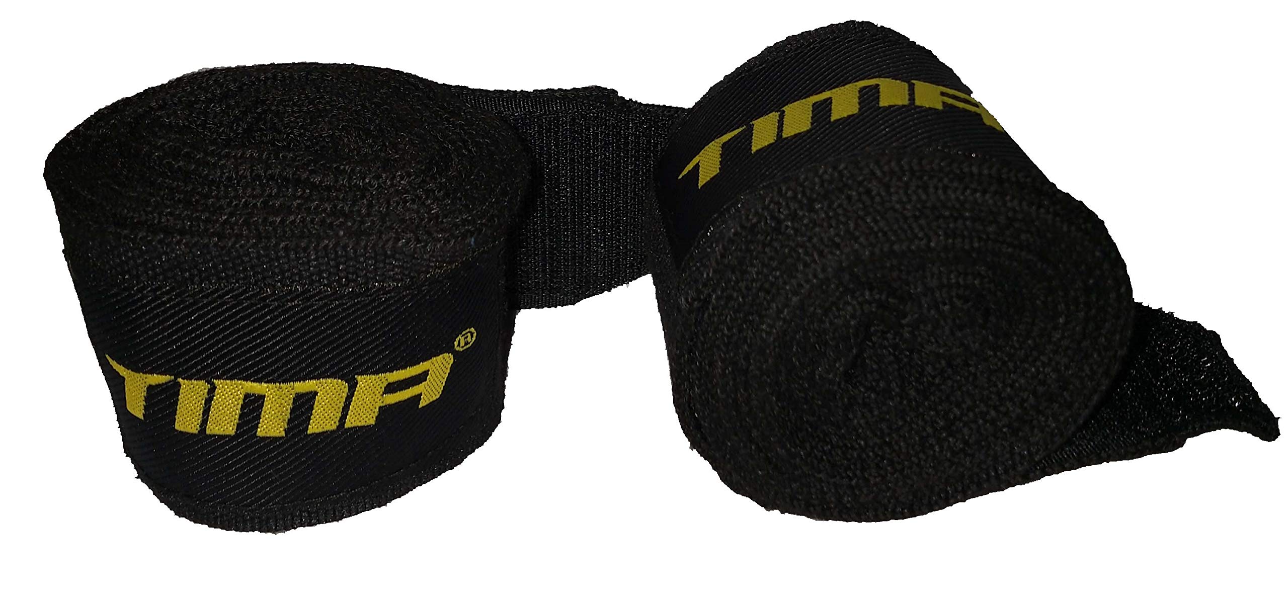 Tima Semi-Elastic Hand Wraps for MMA & Boxing (Pair) (Black) 4