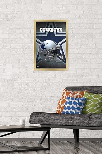 Miniatura 5 de Trends International NFL Dallas Cowboys - Póster de pared con casco 16, 22.375 x 34 pulgadas, versión premium sin marco
