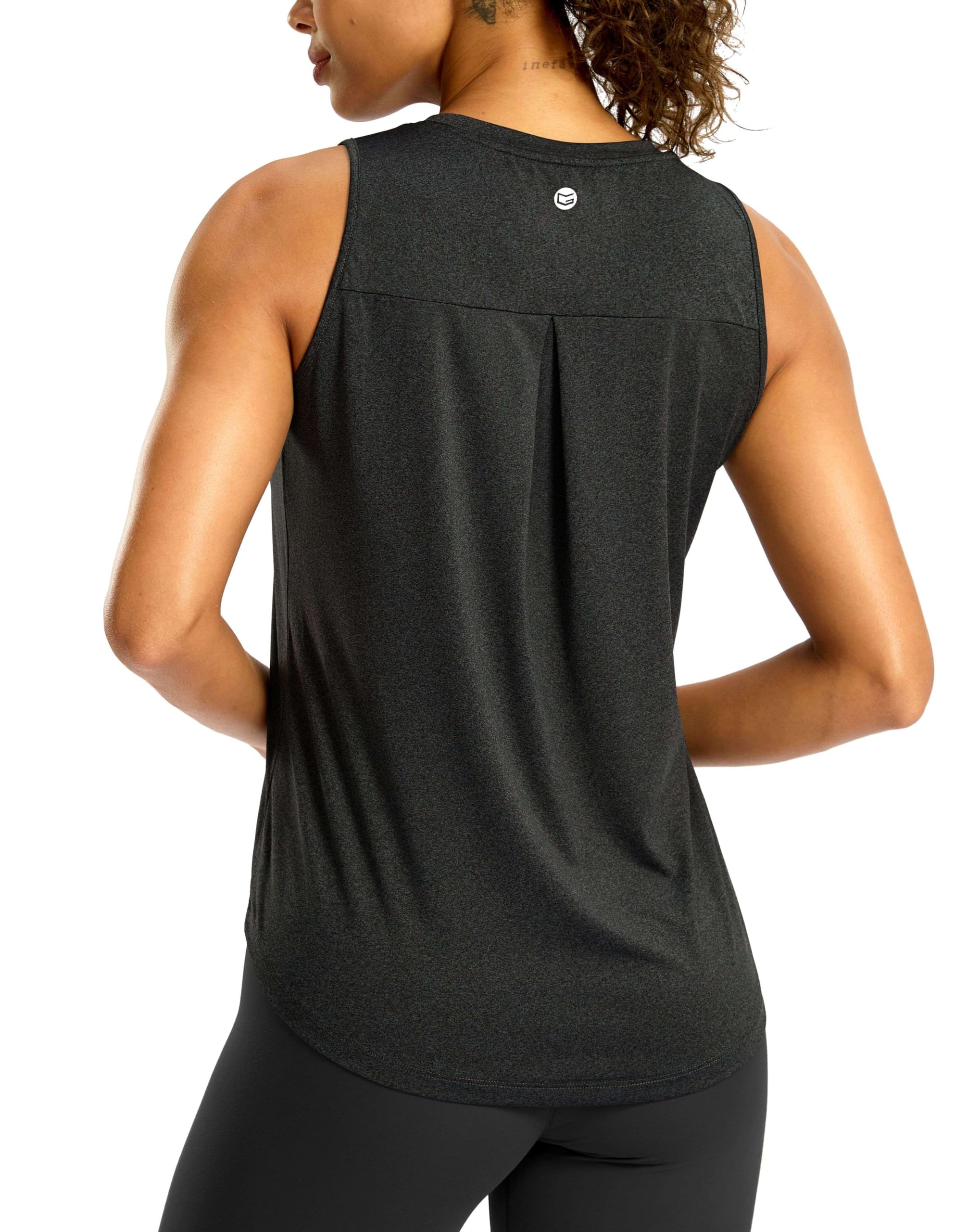 G Gradual Camiseta sin mangas de entrenamiento para mujer, sin mangas, atlética, para yoga, cuello alto, secado rápido, para correr, tenis, deportes