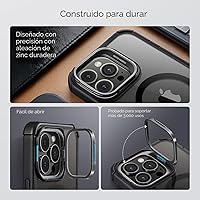 Vista 7 de ESR - Funda completa para iPhone 13 Pro Max, con soporte, MagSafe, a prueba de caídas de grado militar, protector de pantalla incorporado de vidrio