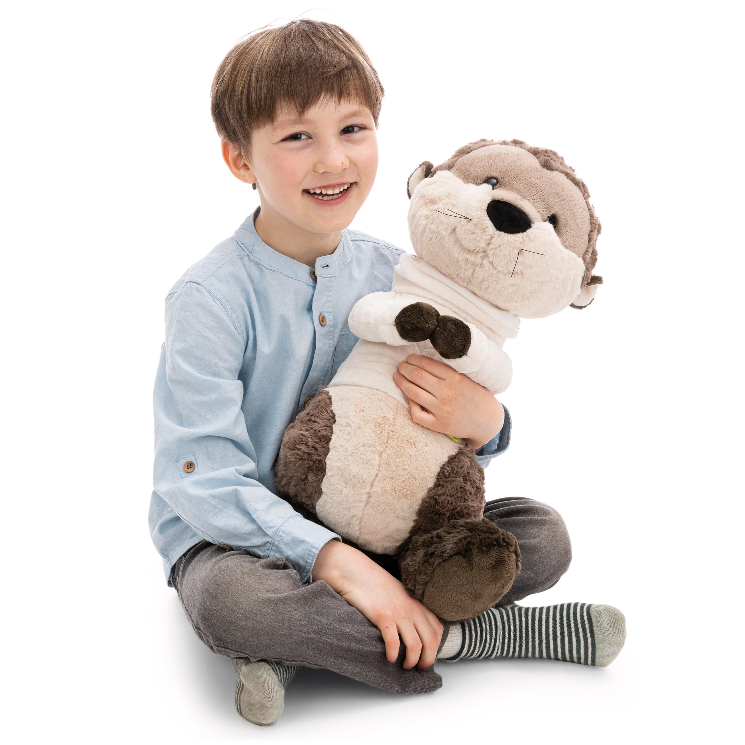 NICI Kuscheltier Otter Ophelio 50cm - Weiches Stofftier aus Plüsch zum Liebhaben, Knuddeln & Spielen, tolles Geschenk für Kinder & Erwachsene | 63240