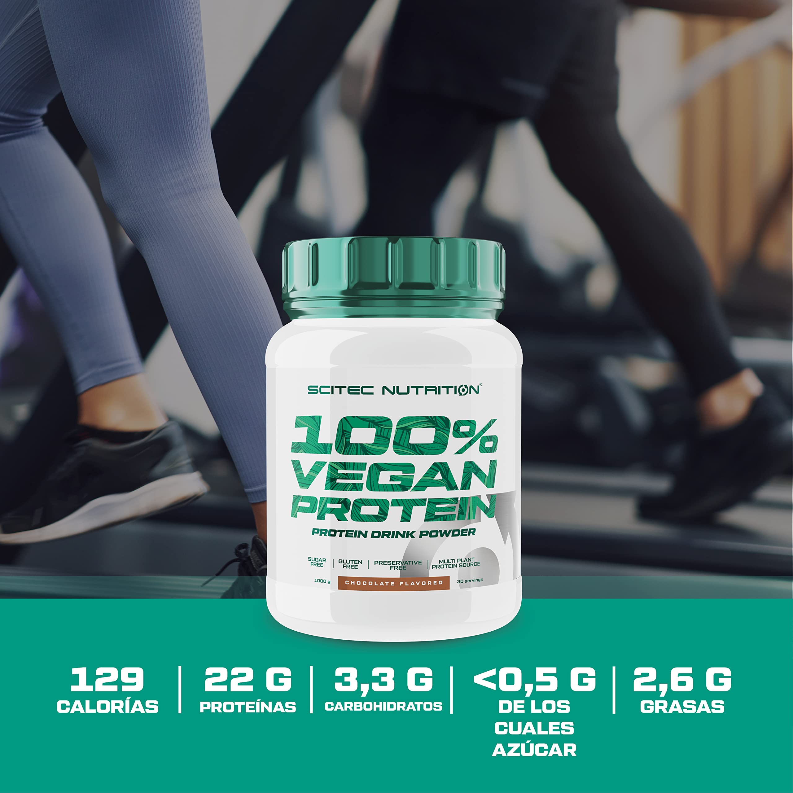 Scitec Nutrition 100% Vegan Protein - Proteína en polvo de guisante y arroz